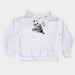 Moonface (light coloured) Kids Hoodie